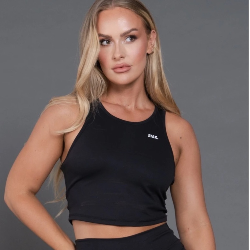 Stax Blank Cropped Tank XS